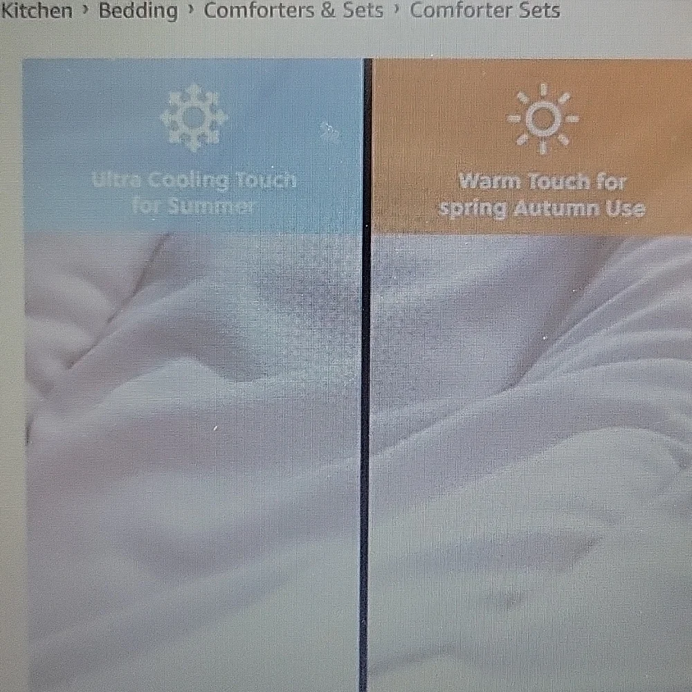 Bedsure Light Beige King Comforter 3 piece All Season Reversible 102x90